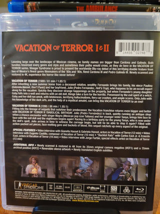 Vacation of Terror I & II [Blu-ray w/ Limited Edition Slipcover] *PRE-OWNED*