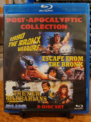 Post-Apocalyptic Collection: 1990 The Bronx Warriors, Escape from the Bronx, The New Barbarians [Blu-ray Triple Feature] *PRE-OWNED*