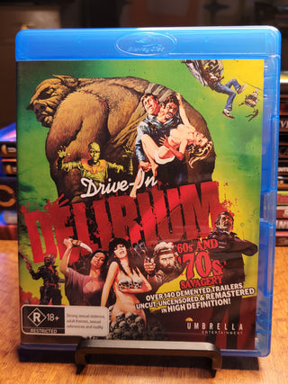 Drive-In Delirium: '60s and '70s Savagery - Blu-ray REGION FREE (Umbrella Entertainment) *PRE-OWNED*