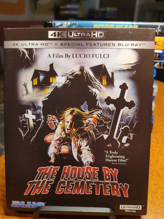 The House By The Cemetery - 4K /UHD + Blu-ray w/ Slipcover (Blue Underground) *PRE-OWNED*