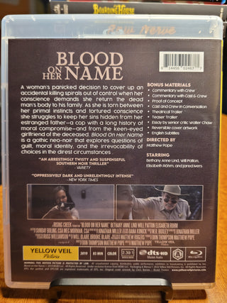 Blood On Her Name [Blu-ray w/ Limited Edition Slipcover] *PRE-OWNED*