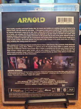 Arnold [Blu-ray w/ Limited Edition Slipcover] *PRE-OWNED*