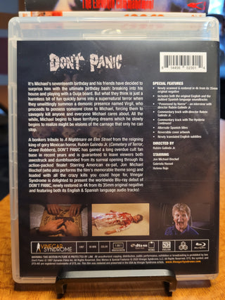 Don't Panic aka Dimensiones Occultas - Blu-ray w/ Limited Edition Slipcover (Vinegar Syndrome) *PRE-OWNED*