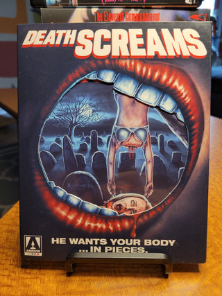 Death Screams [Blu-ray w/ Limited Edition Die Cut Slipcover] *PRE-OWNED*