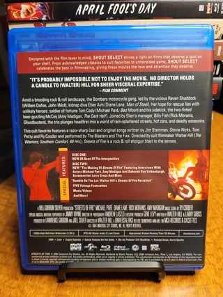 Streets of Fire - Blu-ray w/ Slipcover (Shout Select) *PRE-OWNED*