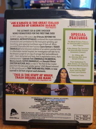 Emanuelle and the Last Cannibals - Blu-ray + CD w/ Slipcover (Severin Films) *PRE-OWNED*