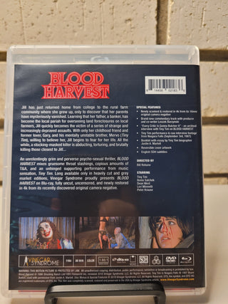 Blood Harvest [Blu-ray w/Limited Edition VSMC Slipcover] *PRE-OWNED*