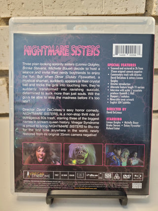 Nightmare Sisters [Blu-ray + DVD w/ Limited Edition Slipcover] *PRE-OWNED*