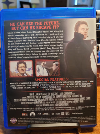 The Dead Zone - Blu-ray w/ Slipcover (Scream Factory) *PRE-OWNED*