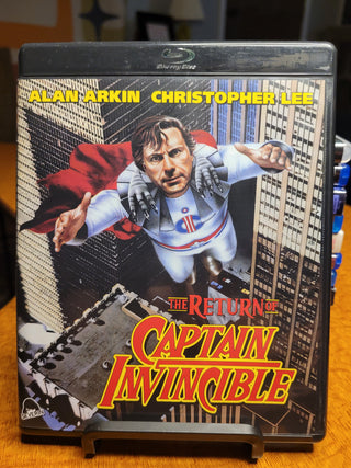 The Return of Captain Invincible - Blu-ray + CD w/Slipcover (Severin Films) *PRE-OWNED*