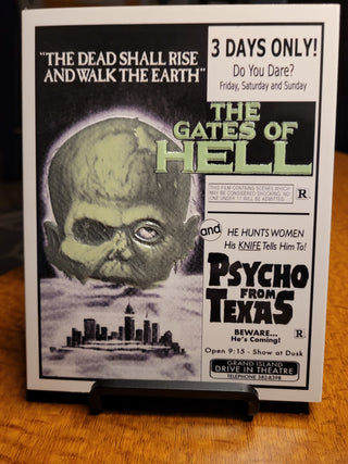 The Gates of Hell / Psycho From Texas - Blu-ray Double Feature w/ Glow in the Dark Slipcover (Dark Force Entertainment + Code Red) *PRE-OWNED*