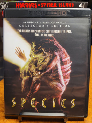 Species - 4K/UHD + Blu-ray w/ Slipcover (Scream Factory) *PRE-OWNED*