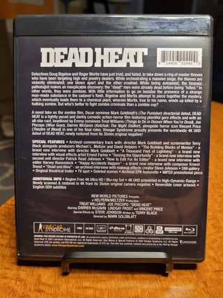 Dead Heat [4K/UHD + Blu-ray w/ Limited Edition Slipcover\ *PRE-OWNED*