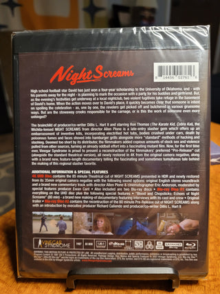 Night Screams [Blu-ray w/ Limited Edition Slipcover SEALED] *PRE-OWNED*