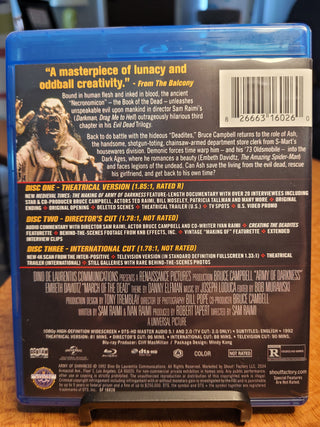 Army of Darkness - Blu-ray w/ Slipcover (Scream Factory) *PRE-OWNED*