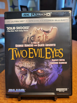 Two Evil Eyes [4K/UHD w/ Slipcover] *PRE-OWNED*