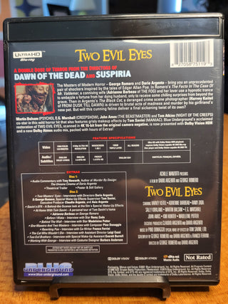 Two Evil Eyes [4K/UHD w/ Slipcover] *PRE-OWNED*