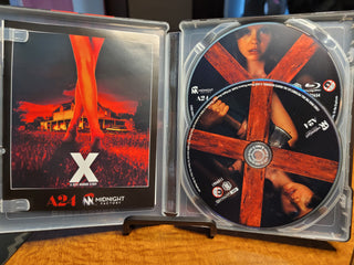 X [4K/UHD REGION FREE + Blu-ray REGION B Italian Import Steelbook] *PRE-OWNED*