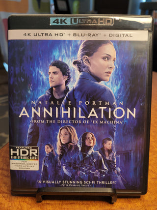 Annihilation [4K/UHD + Blu-ray w/ Slipcover] *PRE-OWNED*