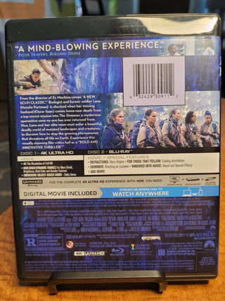 Annihilation [4K/UHD + Blu-ray w/ Slipcover] *PRE-OWNED*