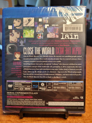 Serial Experiments Lain: The Complete Collection - Blu-ray Box Set w/ Slipcover SEALED (FUNimation) *PRE-OWNED*