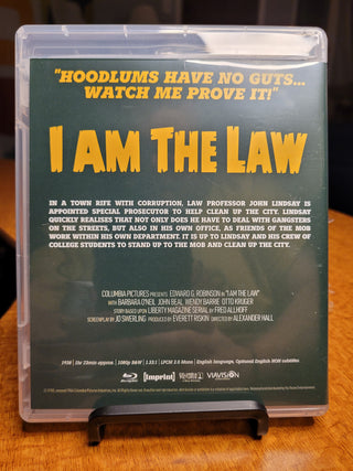 I Am The Law [Blu-ray w/ Slipcase] *PRE-OWNED*