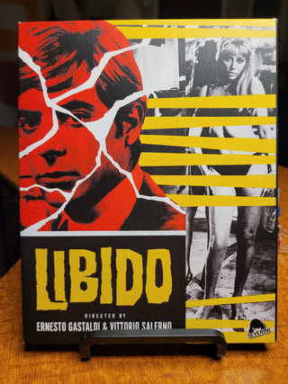 Libido - Blu-ray w/ Slipcover + Ernesto Gastaldi Signed Postcard (Severin Films) *PRE-OWNED*