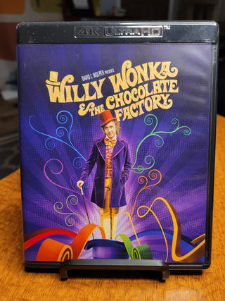 Willy Wonka & the Chocolate Factory - 4K/UHD + Blu-ray w/ Slipcover (Warner Bros.) *PRE-OWNED*