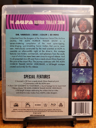 The AGFA Horror Trailer Show - Blu-ray w/ Limited Edition Slipcover (AGFA) *PRE-OWNED*