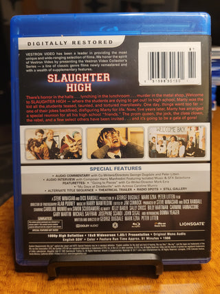 Slaughter High - Blu-ray w/ Slipcover (Vestron Video) *PRE-OWNED*