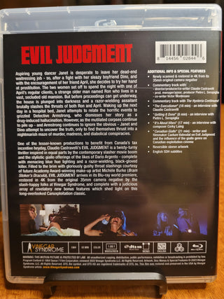 Evil Judgment - Blu-ray w/ Limited Edition Slipcover (Vinegar Syndrome) *PRE-OWNED*