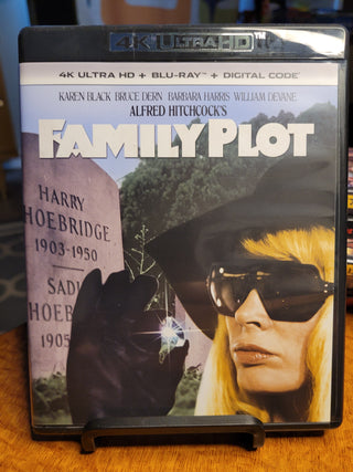 Family Plot [4K/UHD + Blu-ray w/ Slipcover] *PRE-OWNED*