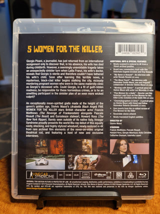 5 Women for the Killer [Blu-ray w/ Limited Edition Slipcover] *PRE-OWNED*