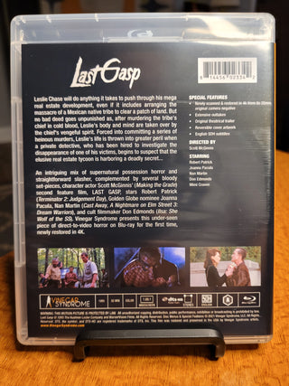 Last Gasp - Blu-ray w/ Limited Edition Slipcover (Vinegar Syndrome) *PRE-OWNED*