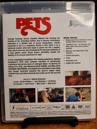 Pets - Blu-ray + DVD w/ Limited Edition VSMC Slipcover (Vinegar Syndrome) *PRE-OWNED*