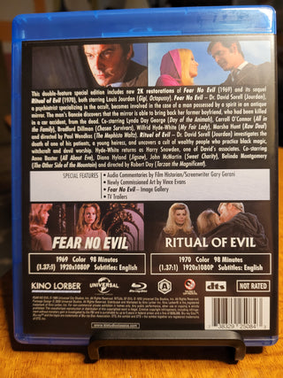 Fear No Evil / Ritual of Evil [Blu-ray Double Feature w/ Slipcover] *PRE-OWNED*