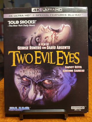 Two Evil Eyes [4K/UHD + Blu-ray w/ Slipcover] *PRE-OWNED*