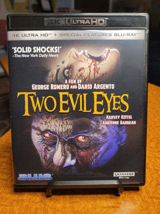 Two Evil Eyes [4K/UHD + Blu-ray w/ Slipcover] *PRE-OWNED*