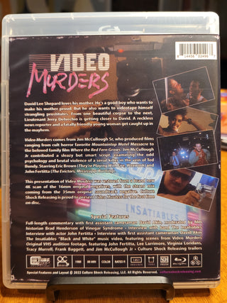 Video Murders [Blu-ray w/ Limited Edition Slipcover] *PRE-OWNED*