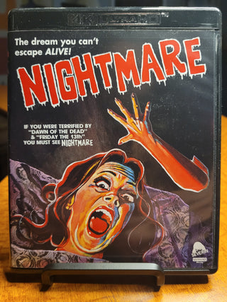 Nightmare aka Nightmares in a Damaged Brain [4K/UHD + Blu-ray w/ Limited Edition Slipcover] *PRE-OWNED*