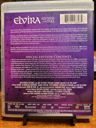 Elvira: Mistress of the Dark [Blu-ray w/ Slipcover] *PRE-OWNED*