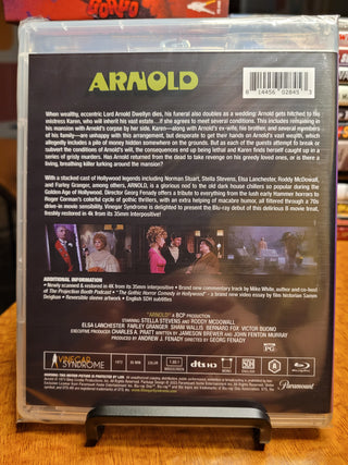 Arnold [Blu-ray w/ Limited Edition Slipcover SEALED] *PRE-OWNED*