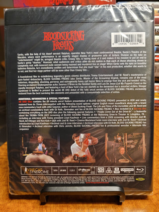 Bloodsucking Freaks [4K/UHD + Blu-ray w/ Limited Edition Reversible Slipcover SEALED] *PRE-OWNED*