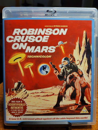 Robinson Crusoe on Mars [Blu-ray REGION B + DVD REGION 2 UK Import] *PRE-OWNED*