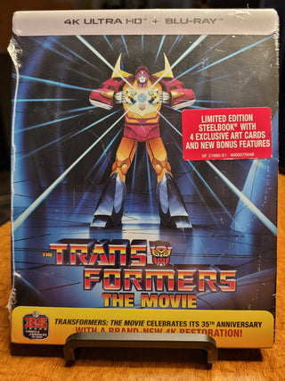 Transformers: The Movie [4K/UHD + Blu-ray Steelbook SEALED] *PRE-OWNED*