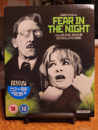 Fear in the Night [Blu-ray + DVD w/ Slipcover REGION B UK Import] *PRE-OWNED*