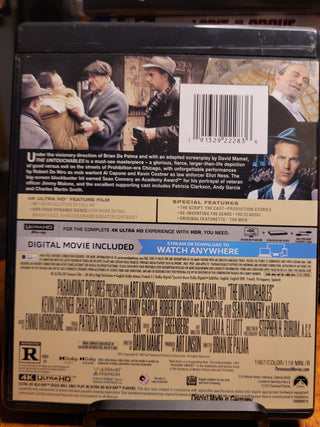 The Untouchables [4K/UHD w/ Slipcover] *PRE-OWNED*