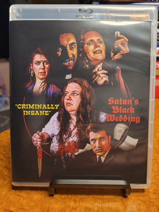 Criminally Insane / Satan's Black Wedding [Blu-ray Double Feature w/ Limited Edition Slipcover] *PRE-OWNED*