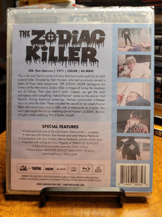 The Zodiac Killer [Blu-ray w/ Limited Edition Slipcover SEALED] *PRE-OWNED*