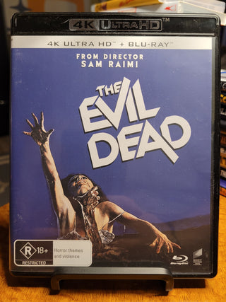 The Evil Dead [4K/UHD + Blu-ray REGION FREE UK Import] *PRE-OWNED*